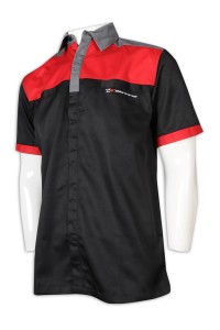 DS071 Personal design darts shirt sample order darts shirt dacron cotton card darts shirt supplier